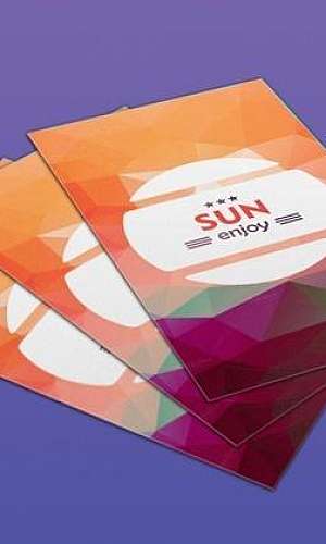 Impressão de folhetos Impressão de folhetos