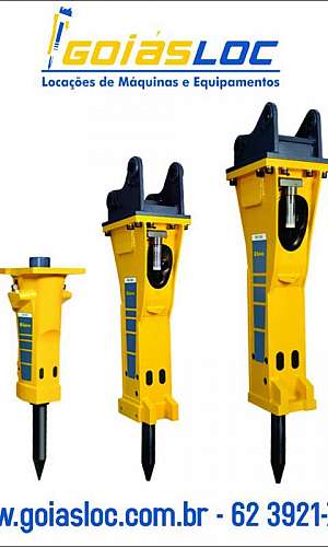 Locação de máquinas com rompedores hidráulicos Locação de máquinas com rompedores hidráulicos